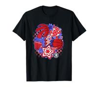 Collage de Baloncesto psicodélico de la NBA Toronto Raptors Camiseta