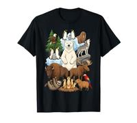 Collage de Personajes Ultimate Wild Animal Kingdom Camiseta