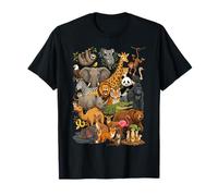 Collage de Personajes Ultimate Wild Animal Kingdom Camiseta