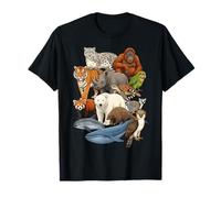 Collage de Personajes Ultimate Wild Animal Kingdom Camiseta