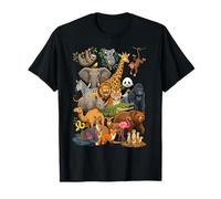 Collage de Personajes Ultimate Wild Animal Kingdom Camiseta