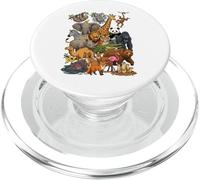 Collage de Personajes Ultimate Wild Animal Kingdom PopSockets PopGrip para MagSafe