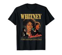 Collage Desgastado con el Tema «I Will Always Love You» de Whitney Houston Camiseta