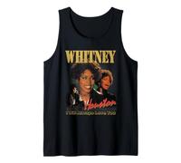 Collage Desgastado con el Tema «I Will Always Love You» de Whitney Houston Camiseta sin Mangas