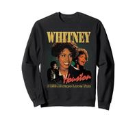 Collage Desgastado con el Tema «I Will Always Love You» de Whitney Houston Sudadera