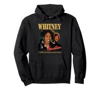 Collage Desgastado con el Tema «I Will Always Love You» de Whitney Houston Sudadera con Capucha
