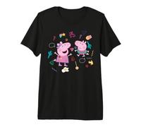 Collage Divertido de Peppa Pig George Best Sister Brother BFF Classic Camiseta Premium