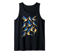 Collage Pájaro Golondrina - Aérea Songbird Naturaleza Arte Diseño Camiseta sin Mangas