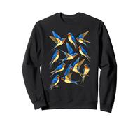 Collage Pájaro Golondrina - Aérea Songbird Naturaleza Arte Diseño Sudadera