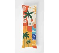 Collage Tree Body Pillow Case Cover 40x145cm, Long Backrest Cushion Pillow Protector with Zipper, Decorative Bedding Pillowcase, Soft Body Pillow Cover for Couch Bedroom Sea Stars