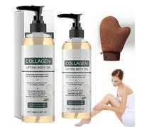 Collagen Body Oil, Firming Body Oil - 100ml, Body Nourishing, Wrinkles & Stretch Marks On Neck, Chest, Arms (2 unidades)