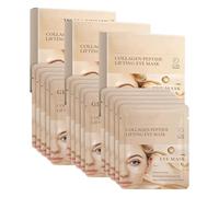 Collagen Emulsion Eye Mask, 360° Fit Under Eye Patches with Bio-Collagen with Bio-Collage, Peptide Complex & Vitamina C for Dark Circles, Puffy Eyes & Wrinkles, Firming Hydrating Eye Patches for Women