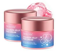 Collagen Jelly Cream,Crema de Colageno en Gelatina con Niacinamida y Colageno Hidrolizado,Skincare Coreano,Crema Hidratante Facial, Mejora la Elasticidad de la Piel, Crea una Piel Suave Como un Espejo