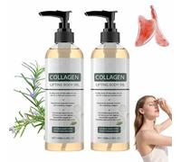 Collagen Oil for Skin Tightening,Collagen Lifting Body Oil,Scars,Wrinkles and Stretch Marks,Massage Oils for Face & Full Body Treatment,Firming,Moisturizes & Smoother Skin,3.38 Fl Oz (2 Pcs)