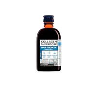 COLLAGEN SUPERDOSE BY GOLD COLLAGEN Cabello Fuerte - Complemento Líquido Cabello Piel Uñas, Colágeno Marino Hidrolizado (75g), Vitamina C, Biotina, Zinc Selenio, Cabello Anticaída y Crecimiento, 300ml