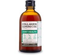 COLLAGEN SUPERDOSE BY GOLD COLLAGEN Joint Health - Complemento Líquido de Colágeno con Vitamina C y D, Complemento para Articulaciones con Colágeno y Ácido Hialurónico Apoya Huesos y Músculos, 300 ml
