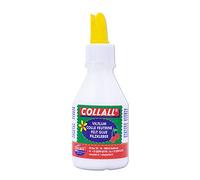 Collall - Collall Claro y Secado Rápido (100ml) Fuerte Adhesión Sintió y Textil Pegamento Botella con Handy Dosificación Gorra - 1 Pedazo