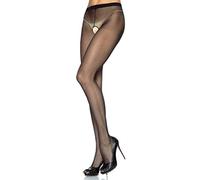 Collant velato aperto hosiery sheer crotchless black