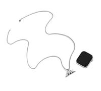 Collar adaptador de cadena de 42 mm, 43 mm, 44 mm, colgante de médico y enfermera para Apple Watch, conector de 30 cm, cadena de 3 mm, para iWatch Series 10/9/8/7/6/5/4/3/SE Ultra compatible con
