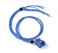 Collar Ajustable Cordón Cristales Naturales Titular Meditación Piedra Cera Cuerda Collar Bolsa Colgante,4.Lapis Lazuli,45cm