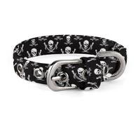 Collar ajustable Jolly Roger para perro, cómodo collar para mascotas para perros pequeños a medianos