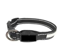 Collar Ajustable para Mascotas Juego de Correa Nailon con Cuello for Mascotas LED Multicolor 2 Piezas for Perros Que Caminan Noche en Varios tamaños(Heptachrome,40-50cm)