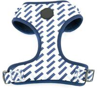 Collar Ajustable para Perro, Suave, Lindo, Creativo, con patrón Ondulado de Colores, Correa, arnés, dispensador de Bolsas para excrementos, arnés, M