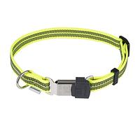Collar ajustable reflectante, amarillo neón, 30-45 cm