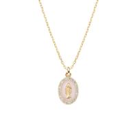 Collar Amen Mujer Mini MILAGROSA Rosa Perla Código CLMISMGRO