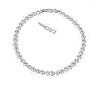 Collar Angelical - Collares de Cristal de Oro de 18 Quilates, Joyería Collar Delicado en Oro, Cristal Transparente para Mujer, Boda, Fiesta, Boda, Día de San Valentín, Regalo (Collar, Oro Blanco)