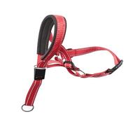 Collar antiladridos Compatible con bozal for Perro, Herramienta de Entrenamiento Transpirable Nailon Tiras Reflectantes, Correas Verano for Mascotas(Red,XL)