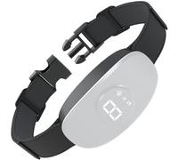 Collar Antiladridos para Perros,Sin Descargas,Collar Automático con 8 Sensibilidad Ajustables,3 Modos de Vibración/Fuerte Vibración/Sonido,Apto para Todos los Perros