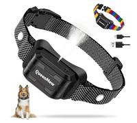 Collar Antiladridos Perros, Auto Collar Antiladridos Citronela con 3 Niveles Sensibilidad y Rociado Ajustables, Collar Perro con 2 Correas, Antiladridos para Perros Pequeños Grandes
