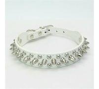 Collar antimordidas Premium con púas y Acolchado Deportivo con Tachuelas. Ideal para Bulldogs, carlinos y Perros pequeños, medianos y Grandes.