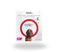Collar Antiparasitario para Perros |TABERDOG Permetrina | Rojo 40cm | Higiene y Moda para tu Perro