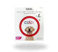 Collar Antiparasitario para Perros |TABERDOG Permetrina | Rojo 60 cm | Higiene y Moda para tu Perro