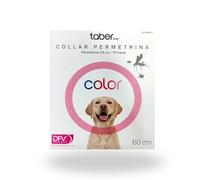 Collar Antiparasitario para Perros |TABERDOG Permetrina | Rosa 60 cm | Higiene y Moda para tu Perro