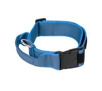 Collar JULIUS-K9 con Asa de Agarre Azul para Perros 38-53 cm/4 cm