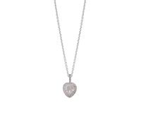 Collar Beat Valentine's The Day Heartbeat Will personalizado collar colgante juego de cables colgante (AJ, talla única), metal, Sin gemas