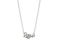 Collar Beat Valentine's The Day Heartbeat Will personalizado collar colgante juego de cables colgante (W, talla única), metal, Sin gemas