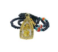 Collar Buda Phra Phrom Collar Éxito Buda Cubre Cara Buda Plata Hombres Y Mujeres Collar Ágata Colgante Collar Colgante