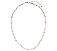 Collar Cadena de Perlas de Concha Muschelperlen 4mm Pastel Multicolor 45-50cm