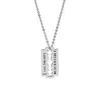 Collar, Cadena de Plata esterlina Plateado Que te ama el Collar Joyas para mamá Chicas