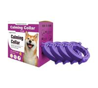 Collar calmante para Perros, 4 Piezas de Collares Pacify de Larga duración para un Duradero, Suministros para Mascotas para el hogar, Viajes, tormentas eléctricas, tensión