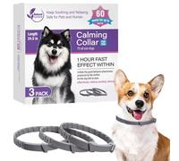 Collar calmante para perros - ABS, Collar de feromonas ajustable | 3PCS Calming Dog Collars, reducciones, Scratching, And Behavioral Issues For Travel, Ruido, New Environments, Inicio, Entrenamiento