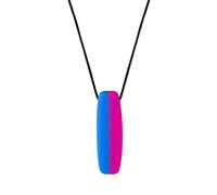 Collar Chewigem Smooth - Mordedor Sensorial y Ayuda para la Ansiedad, Mejora de la Concentración y Dificultades de Procesamiento Sensorial - Para Mordedores Suaves - Autismo, TDAH - Disponible en Colores Rosa y Azul.