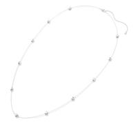 Collar Chroma, Estrella, Blanco, Acabado en rodio