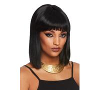 Collar Chunky Egipcio Dorado Con Cadena Accesorio Elegante Para Dama Cleopatra