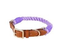 Collar clásico de algodón para perro, elegante y resistente, ideal para dueños de perros pequeños, accesorios para mascotas, collar de perro tejido