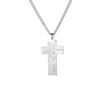 Collar colgante cruz de fútbol PUEDO HACER TODAS LAS COSAS Cadena colgante versículo de la Biblia para los hombres jugadores de fútbol aficionados a los deportes Joyería